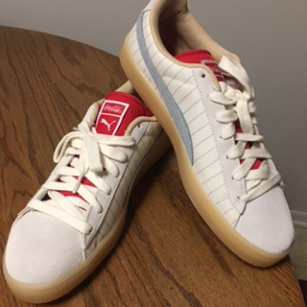 Puma Coca Cola Suede Shoes Size 10.5 NEW Collectible - Picture 8 of 10